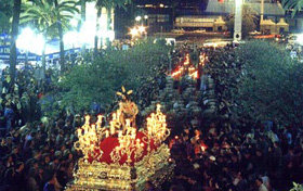 La provincia más sureña de Andalucía celebra la Semana Santa con manifestaciones singulares